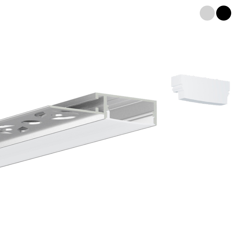 Tile to Wall Transition LED Washer Profile For 20mm Strip Light Tile to Wall Transition LED Washer Profile For 20mm Strip Light